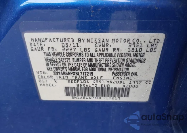 3N1AB6APXBL717219: 42250272