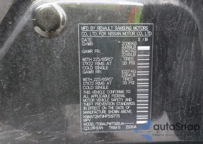 KNMAT2MT9HP519773: 42251447