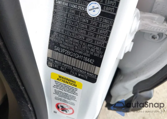 SALVP2BG1GH118442: 42251448