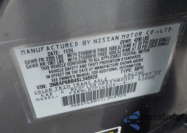 3N8AP6BB4SL348928: 42251451