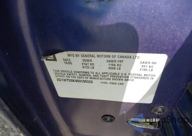 2G1WT58K469186332: 42251459