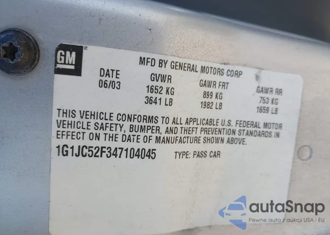 1G1JC52F347104045: 42251635