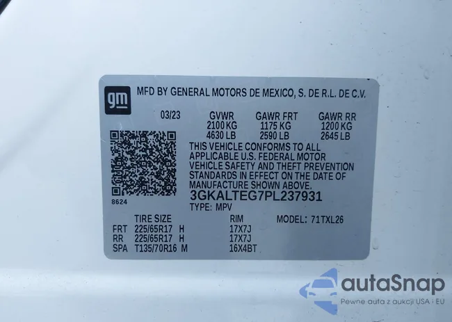 3GKALTEG7PL237931: 42251663