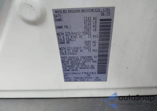 5N1AT2MV2LC796181: 42251676