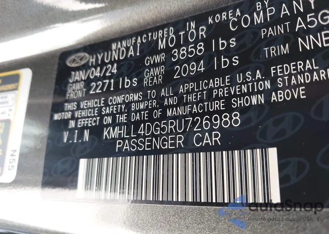 KMHLL4DG5RU726988: 42251709