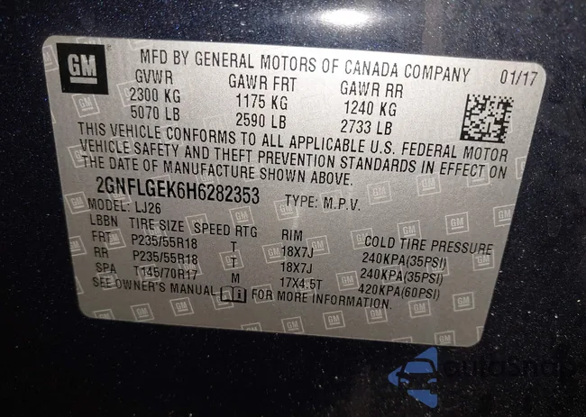 2GNFLGEK6H6282353: 42251896