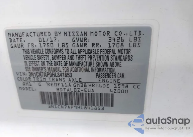 3N1CN7AP9HL841853: 42250950