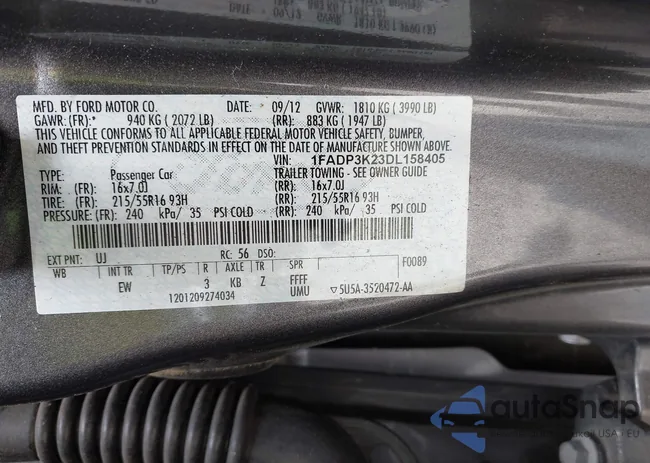 1FADP3K23DL158405: 42251139