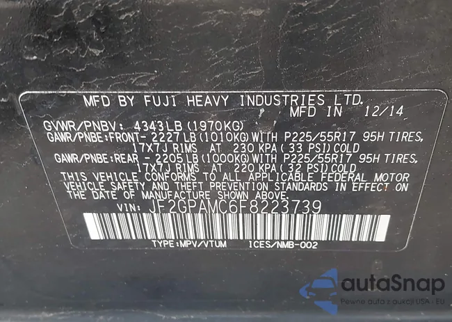 JF2GPAMC6F8223739: 42251188