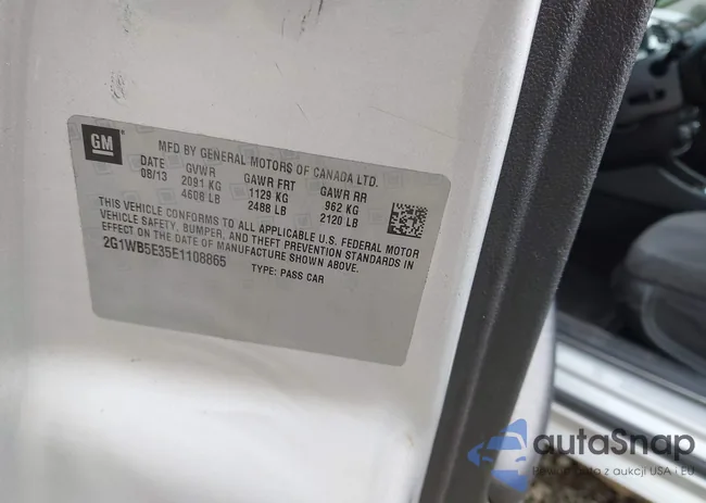 2G1WB5E35E1108865: 42251284