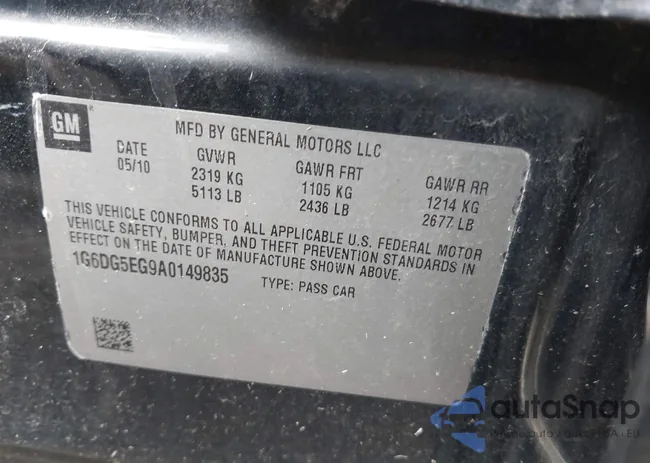 1G6DG5EG9A0149835: 42252351