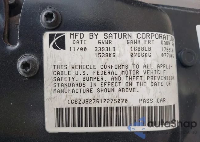 1G8ZJ82761Z275070: 42252538