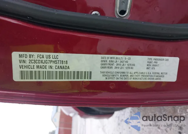 2C3CDXJG7PH577818: 42252541