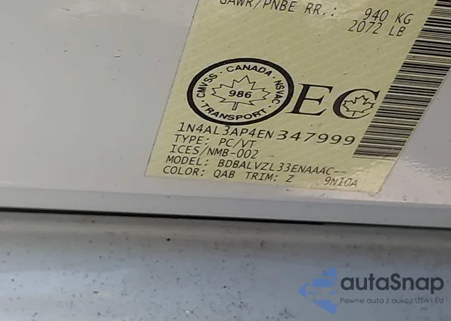 1N4AL3AP4EN347999: 42252542