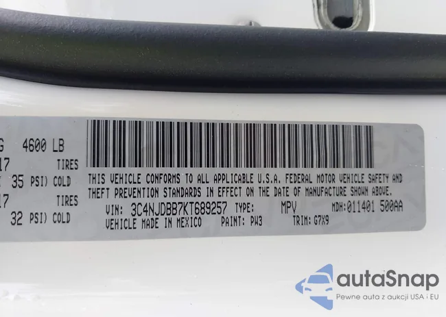 3C4NJDBB7KT689257: 42252773