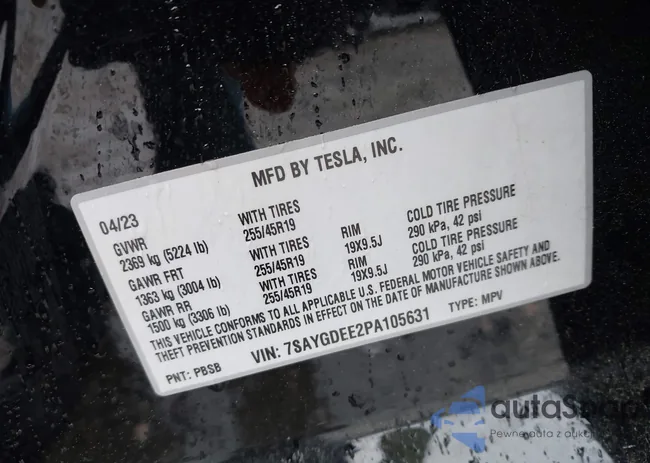 7SAYGDEE2PA105631: 42252172