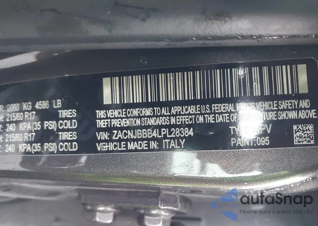 ZACNJBBB4LPL28384: 42252334