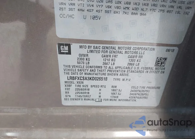 LRBFXCSA3KD026518: 42253345