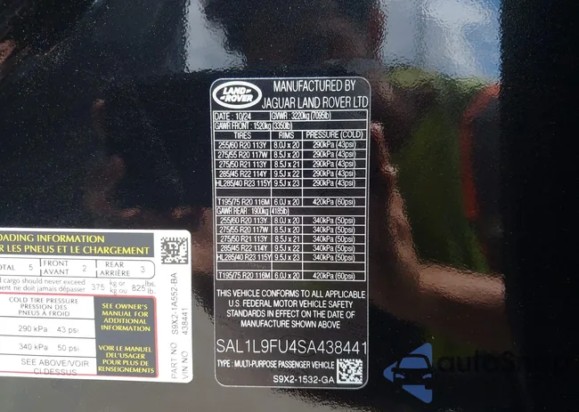 SAL1L9FU4SA438441: 42253464