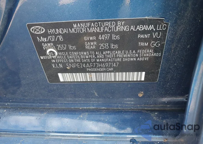 5NPE24AF7JH697147: 42253796