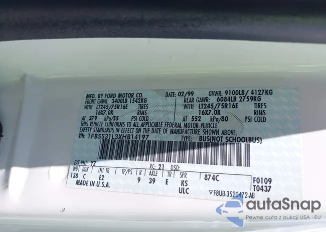 1FBSS31L3XHB14197: 42253831