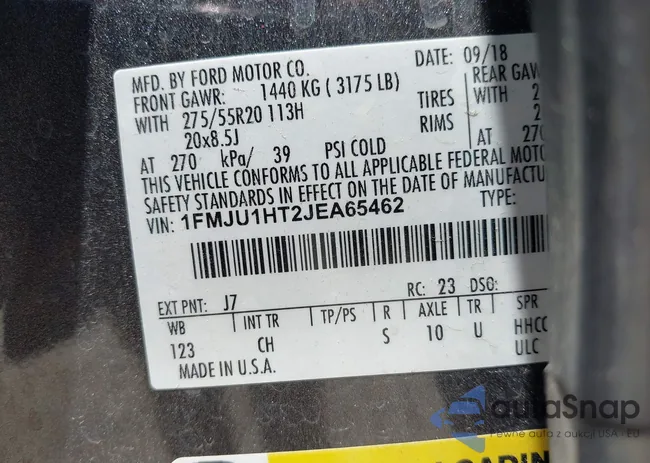 1FMJU1HT2JEA65462: 42254451