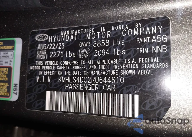 KMHLS4DG2RU644610: 42254772