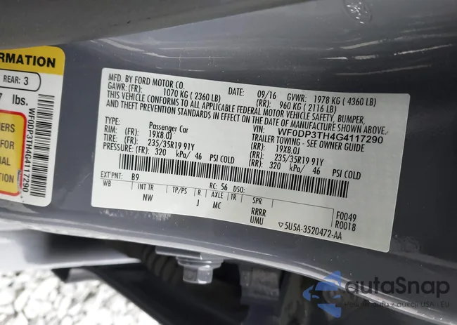 WF0DP3TH4G4117290: 42254915