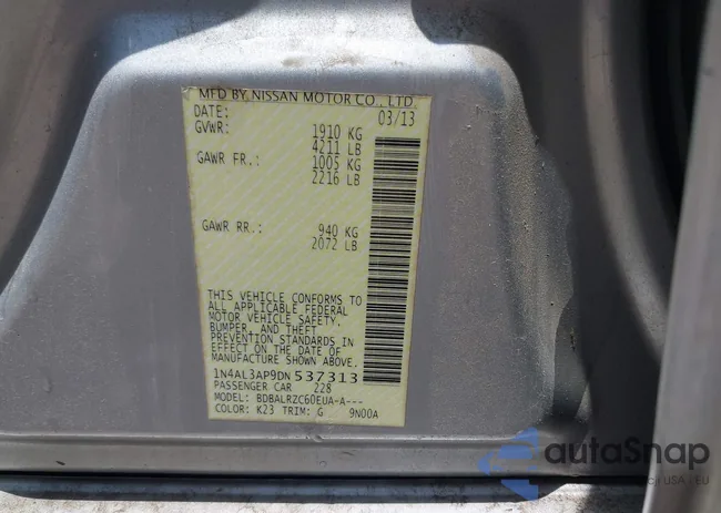 1N4AL3AP9DN537313: 42253997