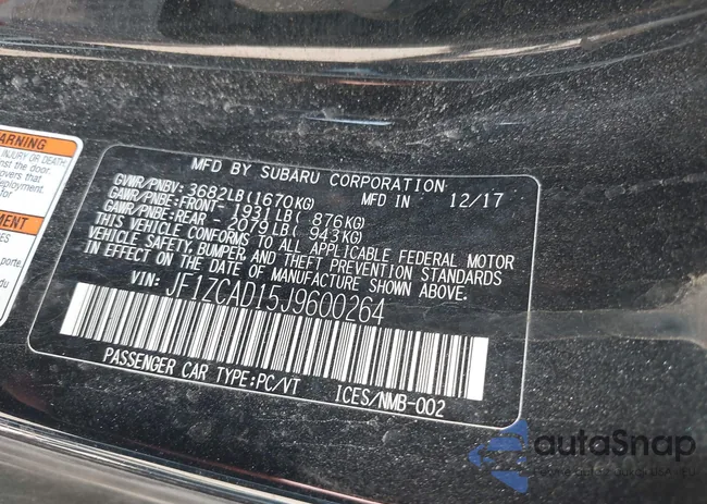 JF1ZCAD15J9600264: 42253999