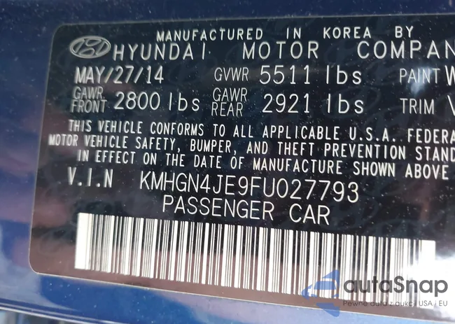 KMHGN4JE9FU027793: 42254097