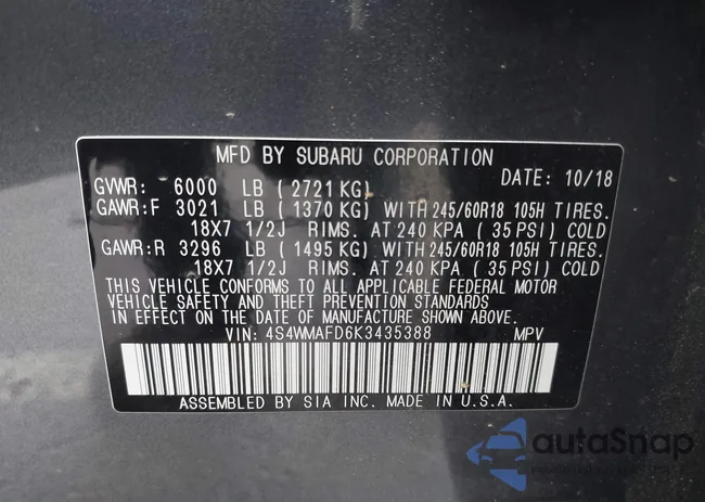 4S4WMAFD6K3435388: 42255380