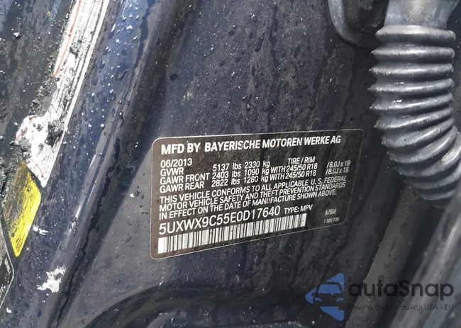 5UXWX9C55E0D17640: 42256642