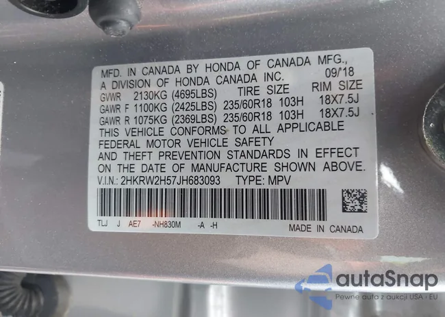 2HKRW2H57JH683093: 42256707