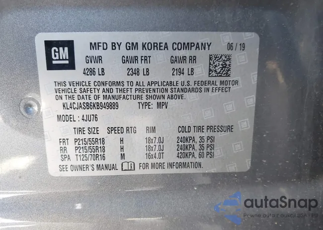 KL4CJASB6KB949889: 42256775