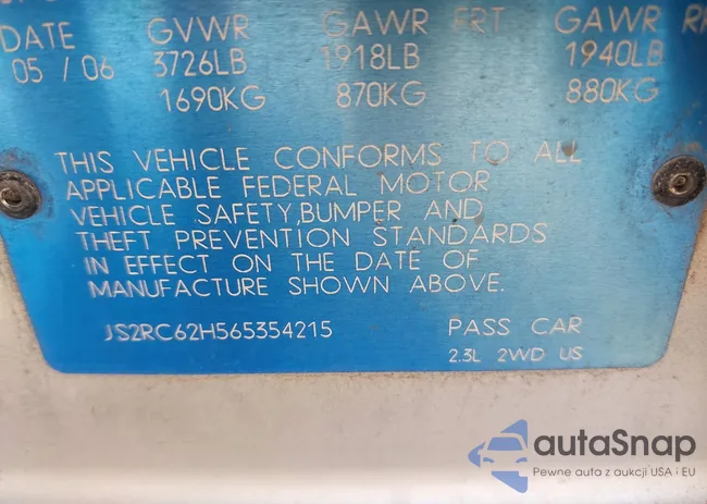 JS2RC62H565354215: 42256918