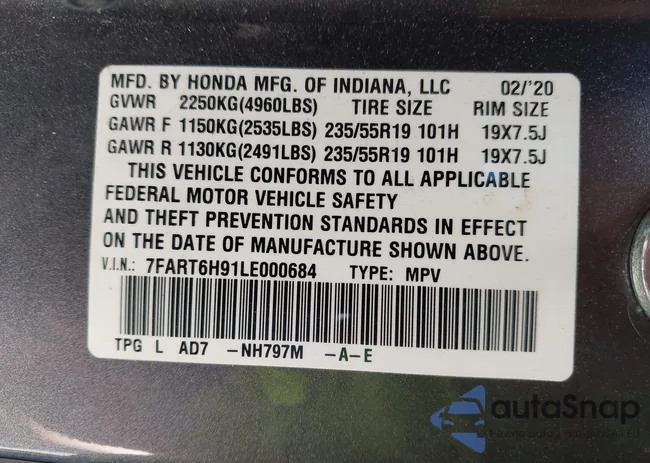7FART6H91LE000684: 42256932