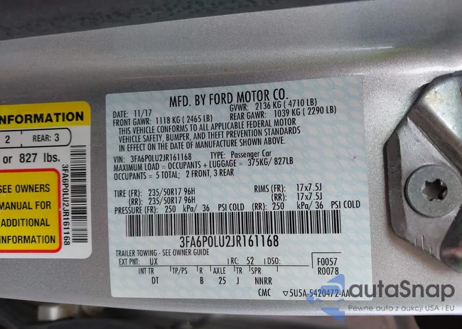 3FA6P0LU2JR161168: 42256935