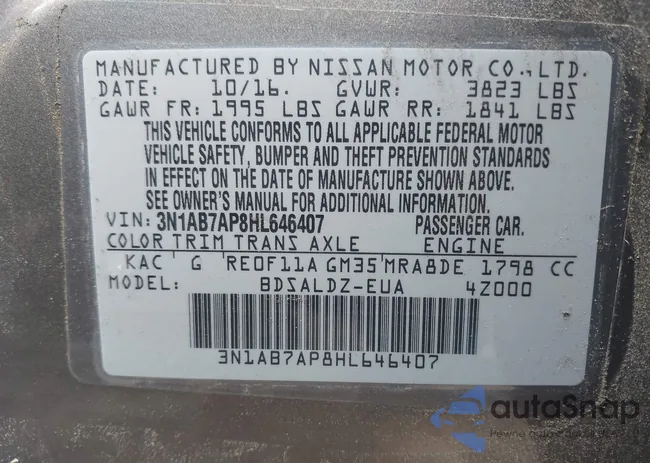 3N1AB7AP8HL646407: 42256055