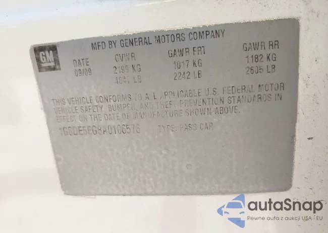 1G6DE5EG8A0106576: 42256108