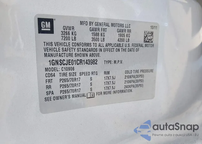 1GNSCJE01CR143982: 42257552