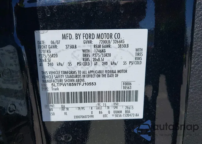 5LTPW18597FJ10553: 42257256