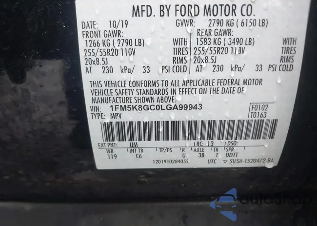 1FM5K8GC0LGA99943: 42258577