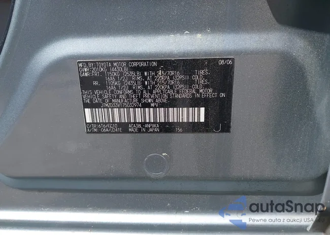 JTMZD33V175032974: 42258673