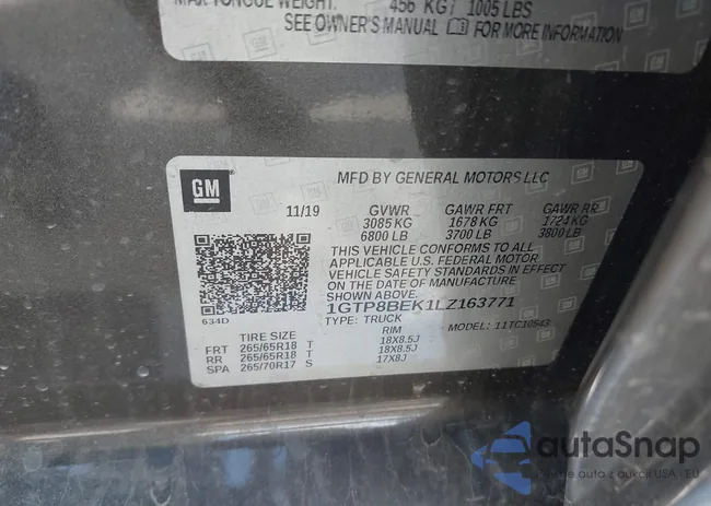 1GTP8BEK1LZ163771: 42258716