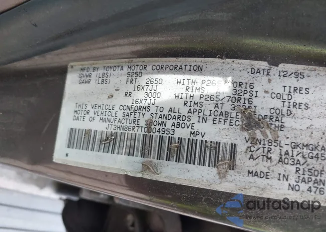 JT3HN86R7T0004953: 42258787