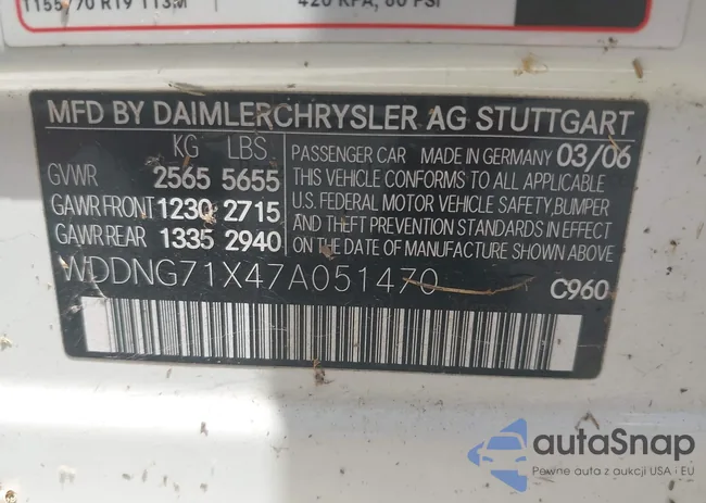 WDDNG71X47A051470: 42258905