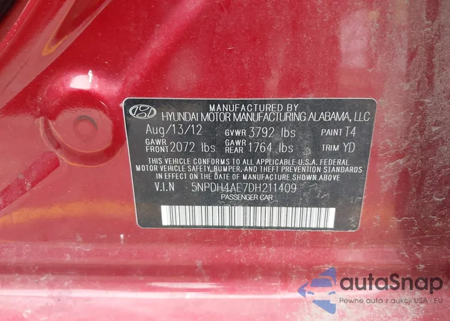 5NPDH4AE7DH211409: 42258093