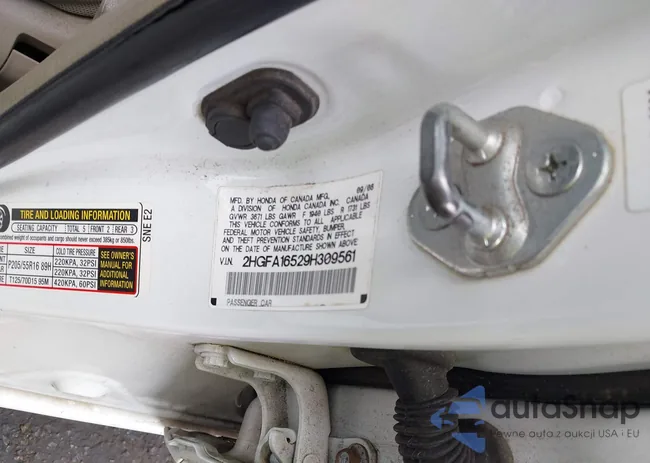 2HGFA16529H309561: 42258208