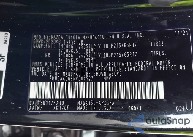 7MUCAABG8NV004527: 42259519